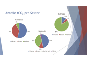 Diagramm Anteile tCO2 pro Sektor